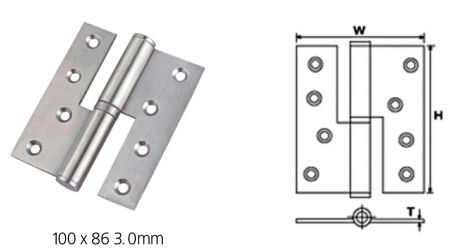 Stainless Steel Ball Bearing Lift-Off Hinges - SS Lift-Off Hinges