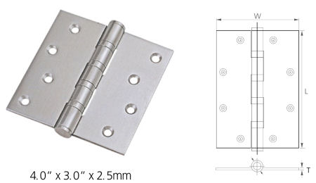 Stainless Steel Washer Hinges